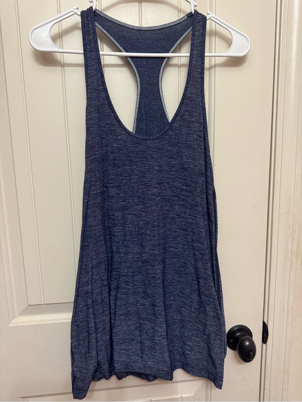 Women’s Navy Racerback Tank Top